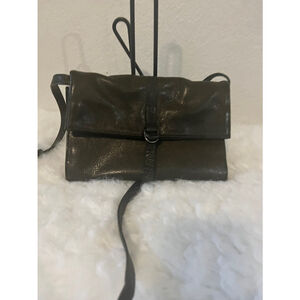 Lucky Brand Green Leather Crossbody Bag- Small